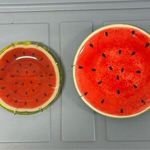 Watermelon Design Ceramic Plates